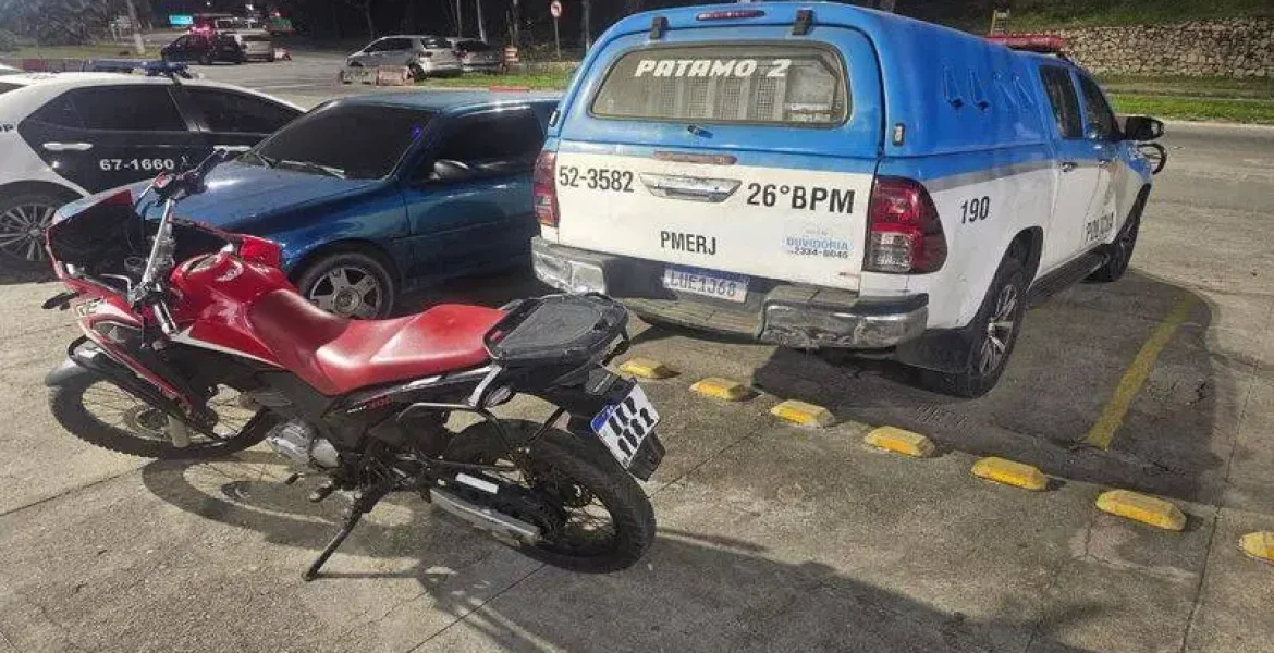 Petrópolis: Polícia prende foragido por homicídio em Madame Machado com moto adulterada e falsa identidade